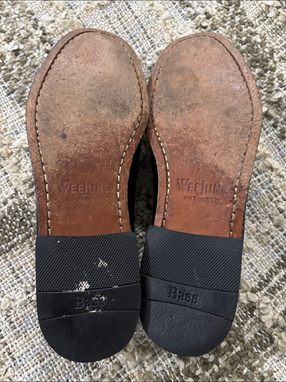G.H Bass Co. Logan Black
Leather Women's Penny
Loafers Classic Black Size 7 - Picture 8 of 16